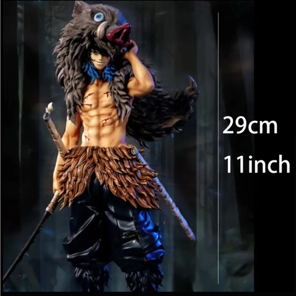 Anime Figure Inosuke from Demon Slayer - Picture 6 of 7